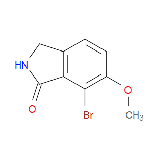 7-BROMO-6-METHOXYISOINDOLIN-1-ONE - Click Image to Close