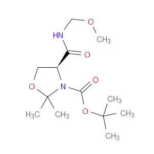 (S)-3-BOC-4-(METHOXYMETHYLCARBAMOYL)-2,2-DIMETHYLOXAZOLIDINE - Click Image to Close