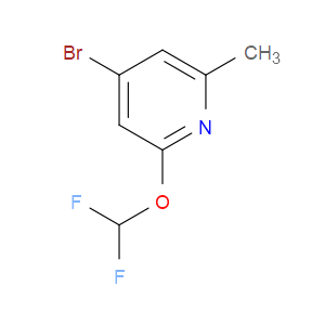 4-BROMO-2-(DIFLUOROMETHOXY)-6-METHYLPYRIDINE