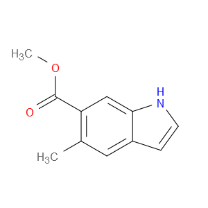 METHYL 5-METHYL-1H-INDOLE-6-CARBOXYLATE - Click Image to Close