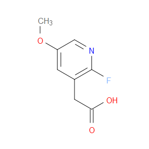 2-(2-FLUORO-5-METHOXYPYRIDIN-3-YL)ACETIC ACID