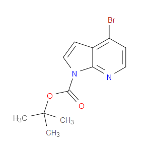 TERT-BUTYL 4-BROMO-1H-PYRROLO[2,3-B]PYRIDINE-1-CARBOXYLATE - Click Image to Close