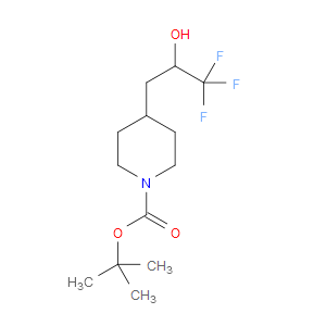 TERT-BUTYL 4-(3,3,3-TRIFLUORO-2-HYDROXYPROPYL)PIPERIDINE-1-CARBOXYLATE