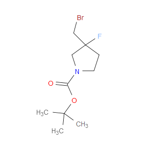 TERT-BUTYL 3-(BROMOMETHYL)-3-FLUOROPYRROLIDINE-1-CARBOXYLATE - Click Image to Close