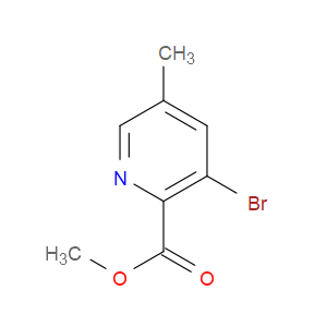 METHYL 3-BROMO-5-METHYLPYRIDINE-2-CARBOXYLATE - Click Image to Close