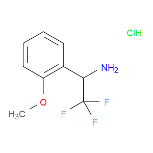 2,2,2-TRIFLUORO-1-(2-METHOXYPHENYL)ETHANAMINE HYDROCHLORIDE - Click Image to Close