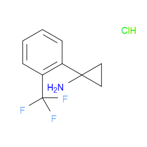 1-(2-(TRIFLUOROMETHYL)PHENYL)CYCLOPROPANAMINE HYDROCHLORIDE