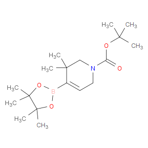 TERT-BUTYL 3,3-DIMETHYL-4-(TETRAMETHYL-1,3,2-DIOXABOROLAN-2-YL)-1,2,3,6-TETRAHYDROPYRIDINE-1-CARBOXYLATE