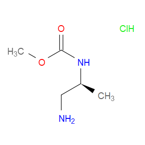 (S)-METHYL (1-AMINOPROPAN-2-YL)CARBAMATE HYDROCHLORIDE
