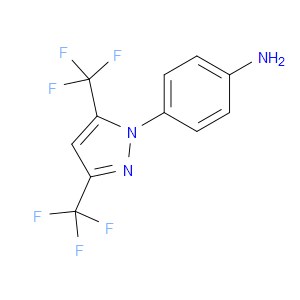 4-(3,5-BIS(TRIFLUOROMETHYL)-1H-PYRAZOL-1-YL)PHENYLAMINE - Click Image to Close