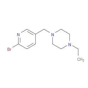 1-((6-BROMOPYRIDIN-3-YL)METHYL)-4-ETHYLPIPERAZINE - Click Image to Close