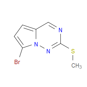 7-BROMO-2-(METHYLTHIO)PYRROLO[2,1-F][1,2,4]TRIAZINE