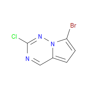 7-BROMO-2-CHLOROPYRROLO[2,1-F][1,2,4]TRIAZINE - Click Image to Close