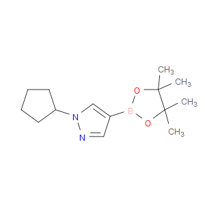 1-CYCLOPENTYL-4-(4,4,5,5-TETRAMETHYL-1,3,2-DIOXABOROLAN-2-YL)-1H-PYRAZOLE