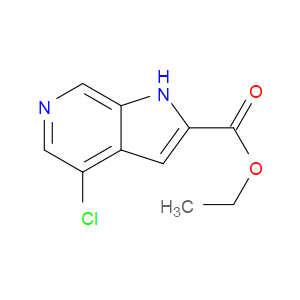 ETHYL 4-CHLORO-1H-PYRROLO[2,3-C]PYRIDINE-2-CARBOXYLATE