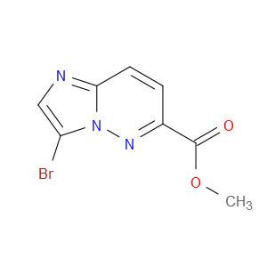 METHYL 3-BROMOIMIDAZO[1,2-B]PYRIDAZINE-6-CARBOXYLATE - Click Image to Close