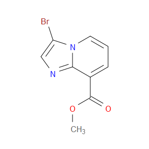 METHYL 3-BROMOIMIDAZO[1,2-A]PYRIDINE-8-CARBOXYLATE - Click Image to Close