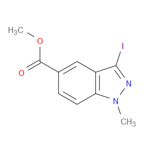 METHYL 3-IODO-1-METHYL-1H-INDAZOLE-5-CARBOXYLATE - Click Image to Close