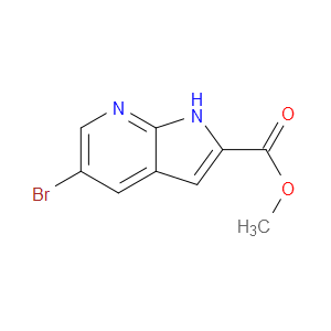 METHYL 5-BROMO-1H-PYRROLO[2,3-B]PYRIDINE-2-CARBOXYLATE