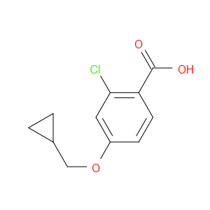 2-CHLORO-4-(CYCLOPROPYLMETHOXY)BENZOIC ACID - Click Image to Close