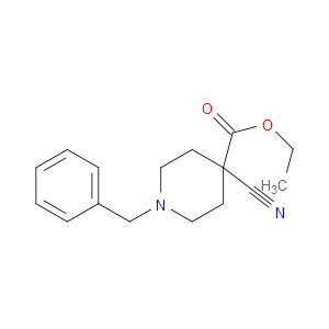 ETHYL 1-BENZYL-4-CYANOPIPERIDINE-4-CARBOXYLATE