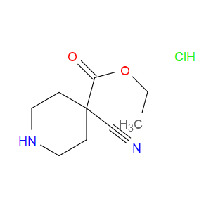 ETHYL 4-CYANOPIPERIDINE-4-CARBOXYLATE HYDROCHLORIDE - Click Image to Close