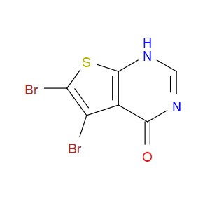 5,6-DIBROMOTHIENO[2,3-D]PYRIMIDIN-4(3H)-ONE