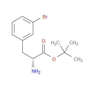 (R)-TERT-BUTYL 2-AMINO-3-(3-BROMOPHENYL)PROPANOATE