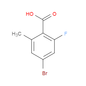 4-BROMO-2-FLUORO-6-METHYLBENZOIC ACID