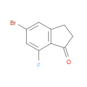 5-BROMO-7-FLUORO-2,3-DIHYDRO-1H-INDEN-1-ONE - Click Image to Close