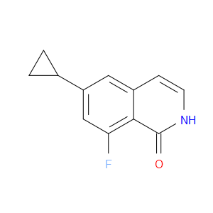6-CYCLOPROPYL-8-FLUOROISOQUINOLIN-1(2H)-ONE - Click Image to Close