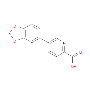5-(BENZO[D][1,3]DIOXOL-5-YL)PICOLINIC ACID