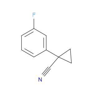 1-(3-FLUOROPHENYL)CYCLOPROPANECARBONITRILE - Click Image to Close