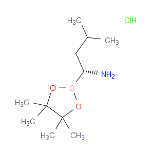 (R)-3-METHYL-1-(4,4,5,5-TETRAMETHYL-1,3,2-DIOXABOROLAN-2-YL)BUTAN-1-AMINE HYDROCHLORIDE