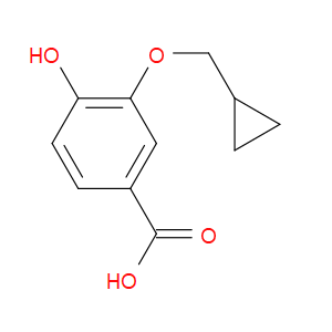 3-(CYCLOPROPYLMETHOXY)-4-HYDROXYBENZOIC ACID - Click Image to Close