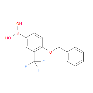 (4-(BENZYLOXY)-3-(TRIFLUOROMETHYL)PHENYL)BORONIC ACID