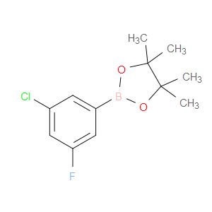 2-(3-CHLORO-5-FLUOROPHENYL)-4,4,5,5-TETRAMETHYL-1,3,2-DIOXABOROLANE