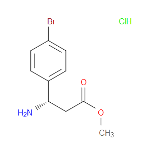 (S)-METHYL 3-AMINO-3-(4-BROMOPHENYL)PROPANOATE HYDROCHLORIDE - Click Image to Close