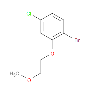 1-BROMO-4-CHLORO-2-(2-METHOXYETHOXY)BENZENE - Click Image to Close
