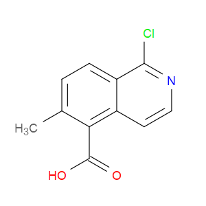 1-CHLORO-6-METHYLISOQUINOLINE-5-CARBOXYLIC ACID - Click Image to Close