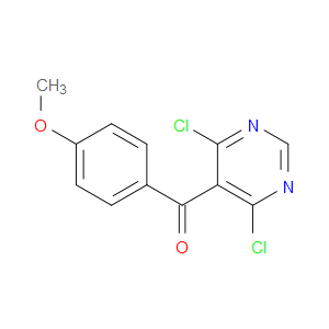 (4,6-DICHLOROPYRIMIDIN-5-YL)(4-METHOXYPHENYL)METHANONE