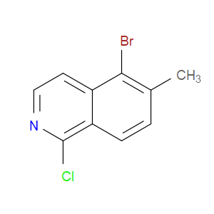 5-BROMO-1-CHLORO-6-METHYLISOQUINOLINE - Click Image to Close