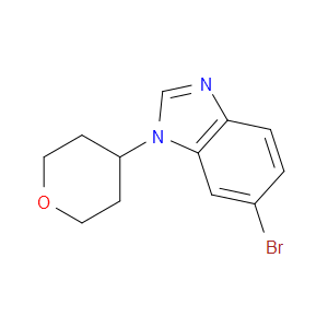 6-BROMO-1-(TETRAHYDRO-2H-PYRAN-4-YL)-1H-BENZO[D]IMIDAZOLE