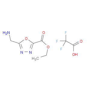 ETHYL 5-(AMINOMETHYL)-1,3,4-OXADIAZOLE-2-CARBOXYLATE 2,2,2-TRIFLUOROACETATE
