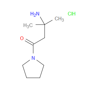 3-AMINO-3-METHYL-1-PYRROLIDINO-1-BUTANONE HYDROCHLORIDE