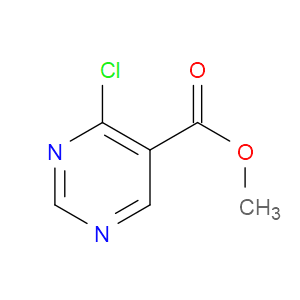 METHYL 4-CHLOROPYRIMIDINE-5-CARBOXYLATE - Click Image to Close
