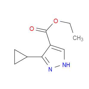 ETHYL 3-CYCLOPROPYLPYRAZOLE-4-CARBOXYLATE