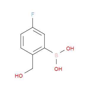 5-FLUORO-2-HYDROXYMETHYLPHENYLBORONIC ACID - Click Image to Close