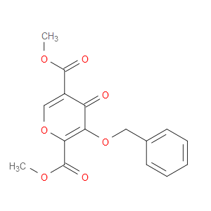 DIMETHYL 3-(BENZYLOXY)-4-OXO-4H-PYRAN-2,5-DICARBOXYLATE - Click Image to Close