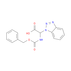 2-(1H-BENZO[D][1,2,3]TRIAZOL-1-YL)-2-(((BENZYLOXY)CARBONYL)AMINO)ACETIC ACID - Click Image to Close